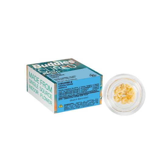 Photograph of product: Buddies Cured Resin Crumble Lemon Cherry Pop 1g - 