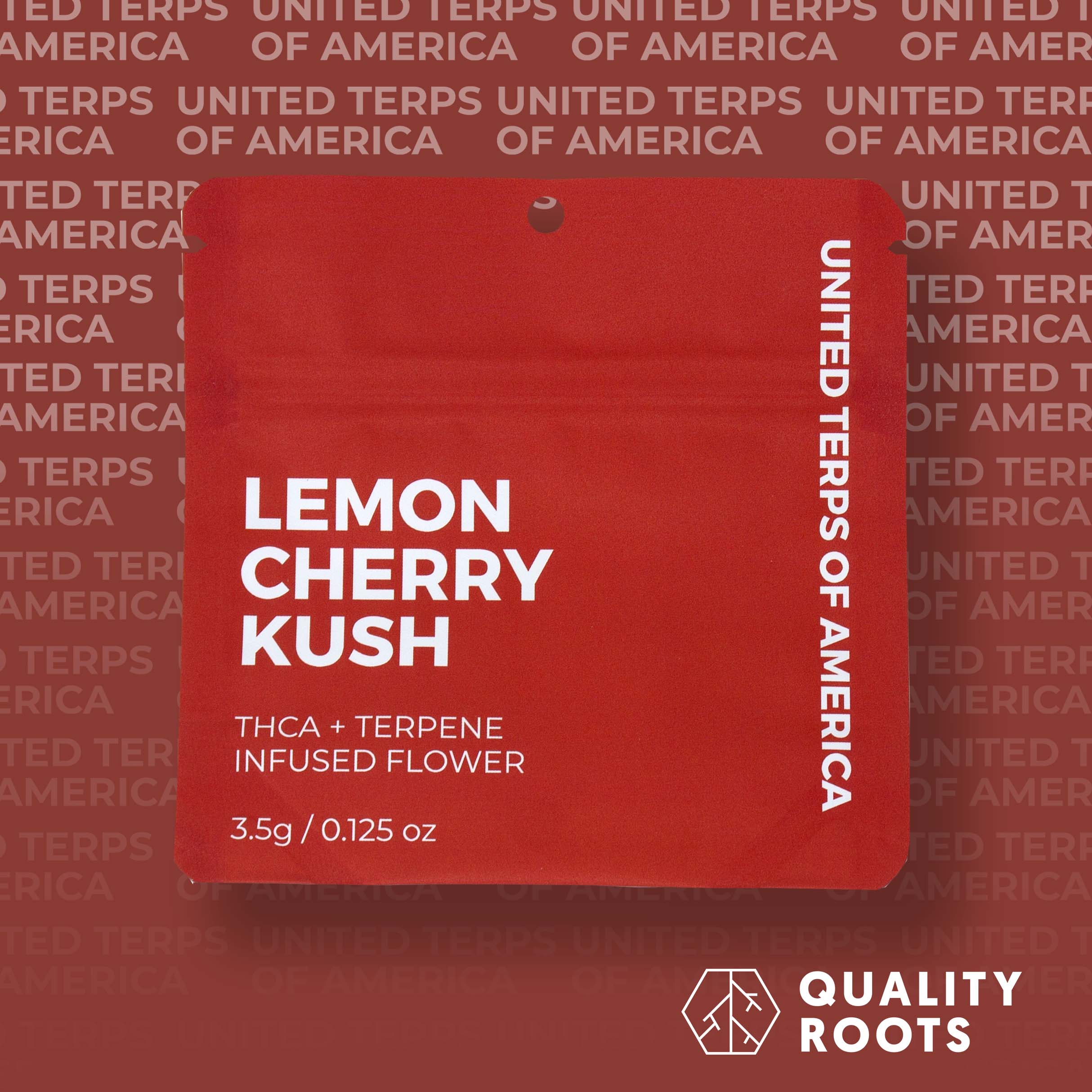 Photograph of product: United Terps of America - Lemon Cherry Kush Infused Flower 3.5g