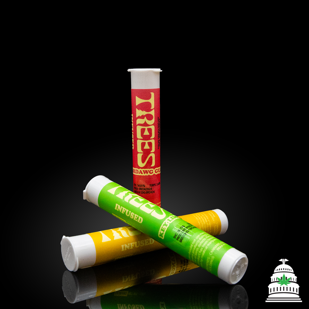 Photograph of product: Blue Razz - 1.6g Trees Infused Preroll