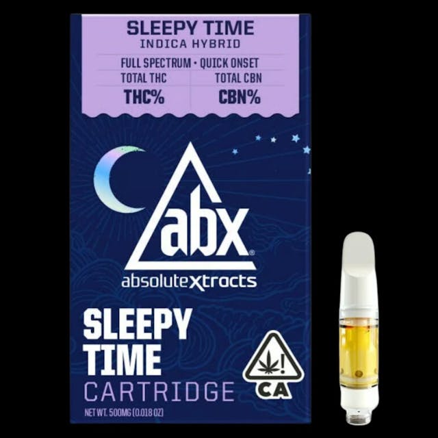 Photograph of product: Sleepy Time Solventless CBN 1g Cart - 