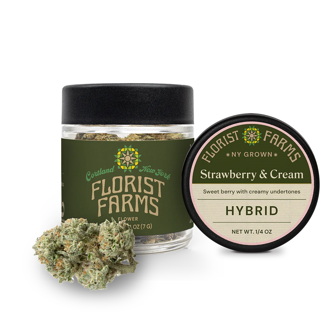 Photograph of product: Florist Farms | Strawberry Cream | Flower | 7g