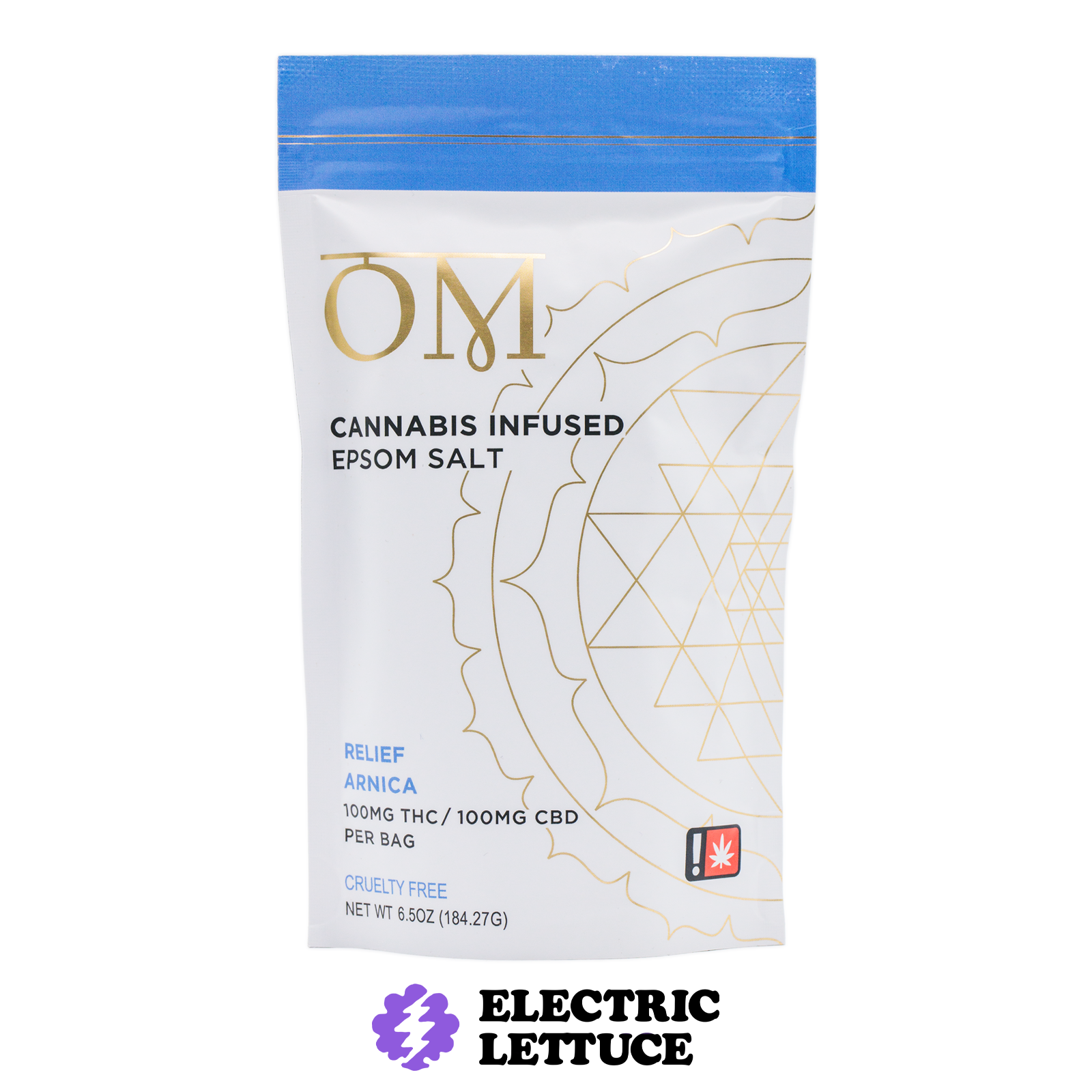 Photograph of product: OM Relief Arnica Bath Salts