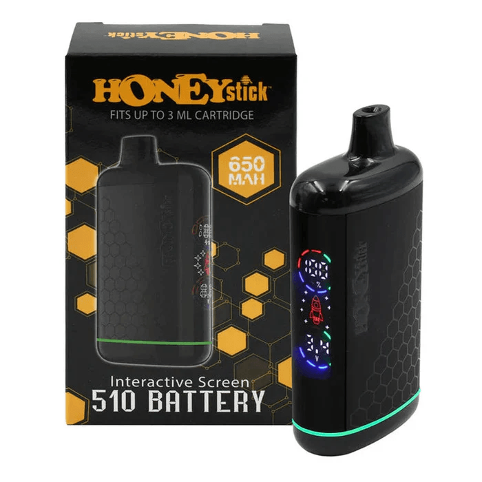 Photograph of product: Honeystick Digital Interactive 510 Battery Black