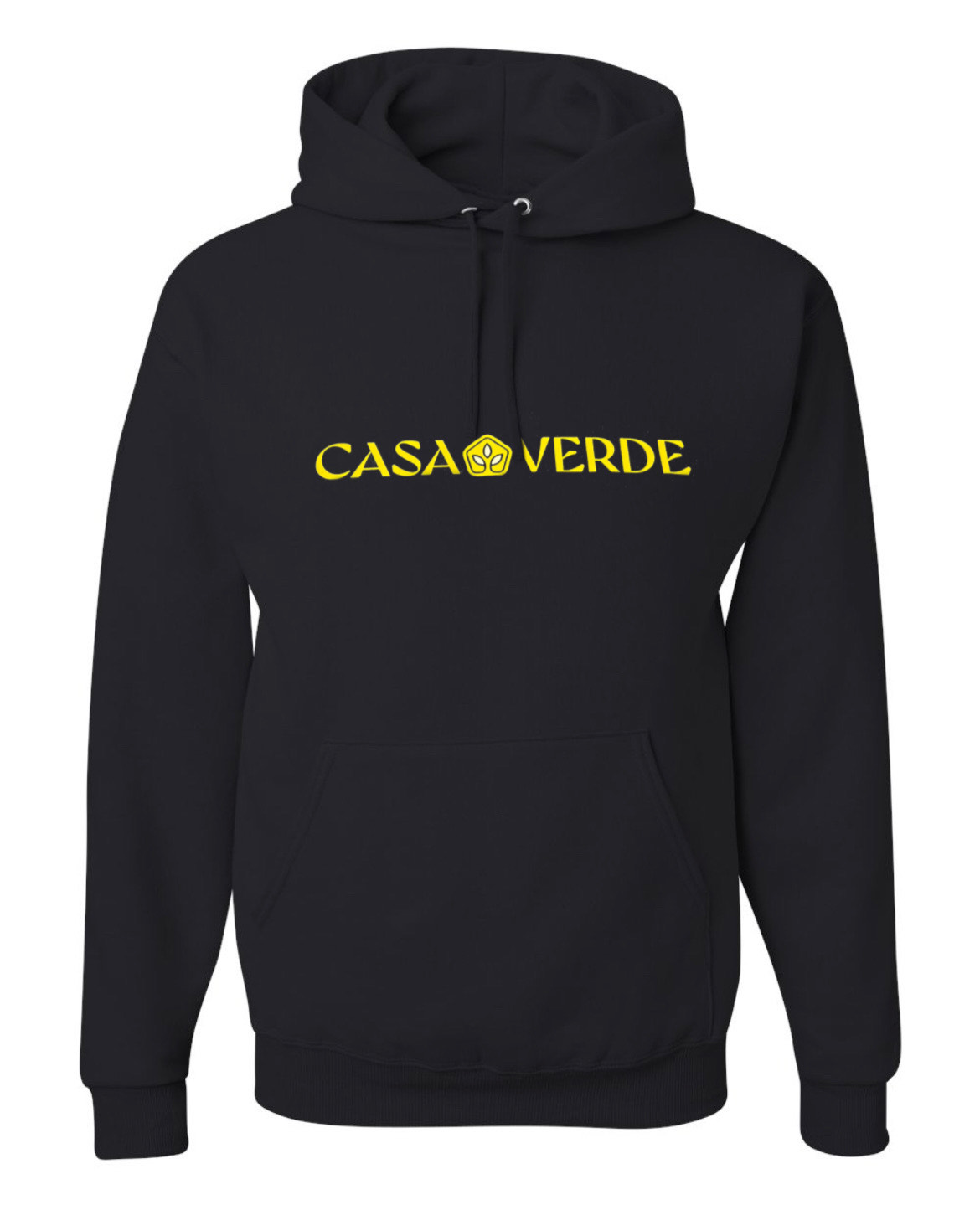 Photograph of product: Casa Verde Men's Cut Hoodie Black