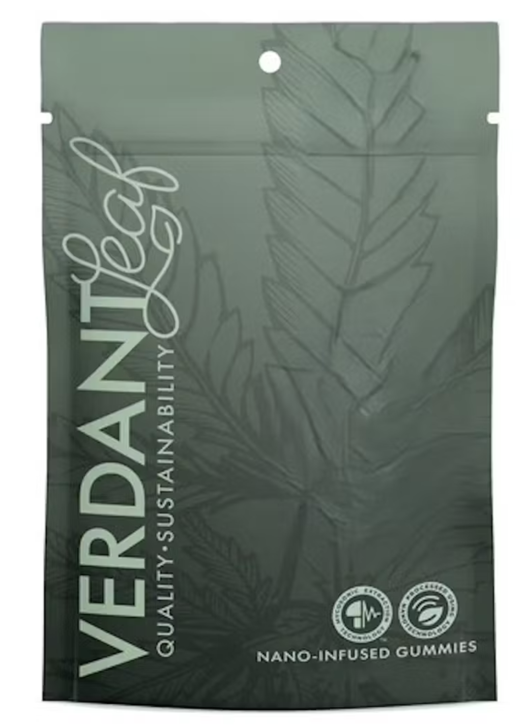 Photograph of product: Verdant Leaf | 1pc Fast-Acting Gummy | Blue Raspberry (H)