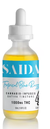 Photograph of product: Saida - Tropical Blue Razz - Oui'd Tincture