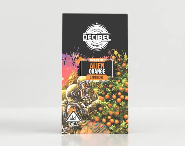 Photograph of product: Alien Orange | 1g Cured Resin Cartridge - 