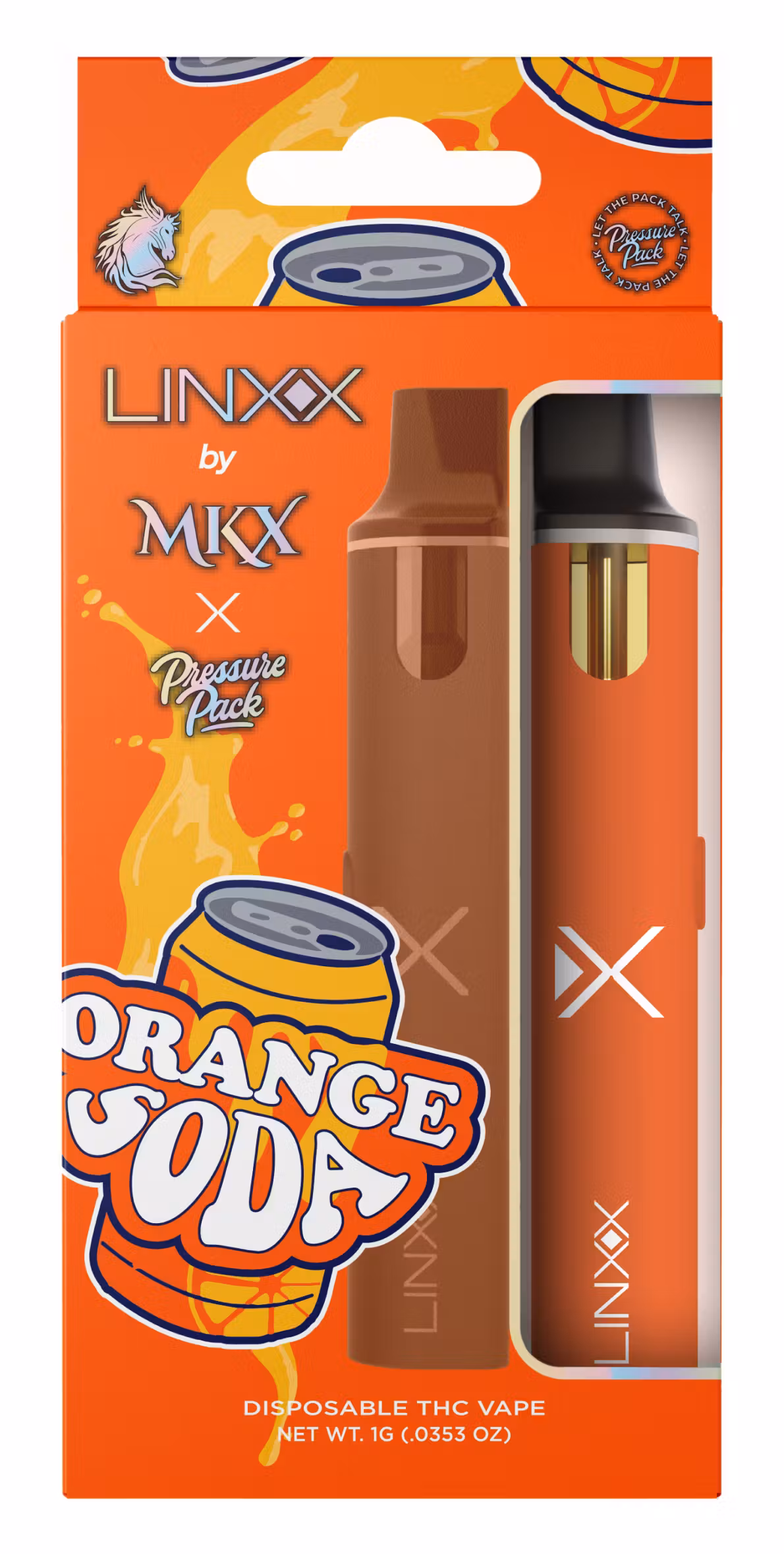Photograph of product: MKX | ORANGE SODA | LINXX | AIO