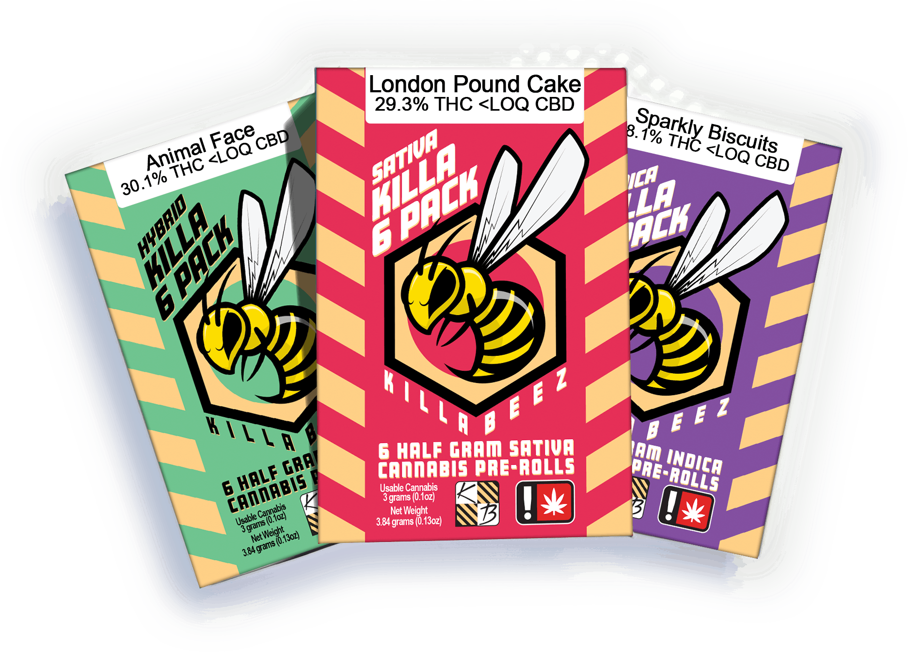 Photograph of product: Animal Party | 6 pack | 0.5g