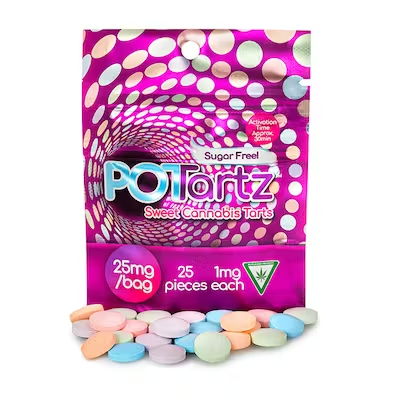 Photograph of product: POTARTZ Assorted Tart Microdose  | 25mg
