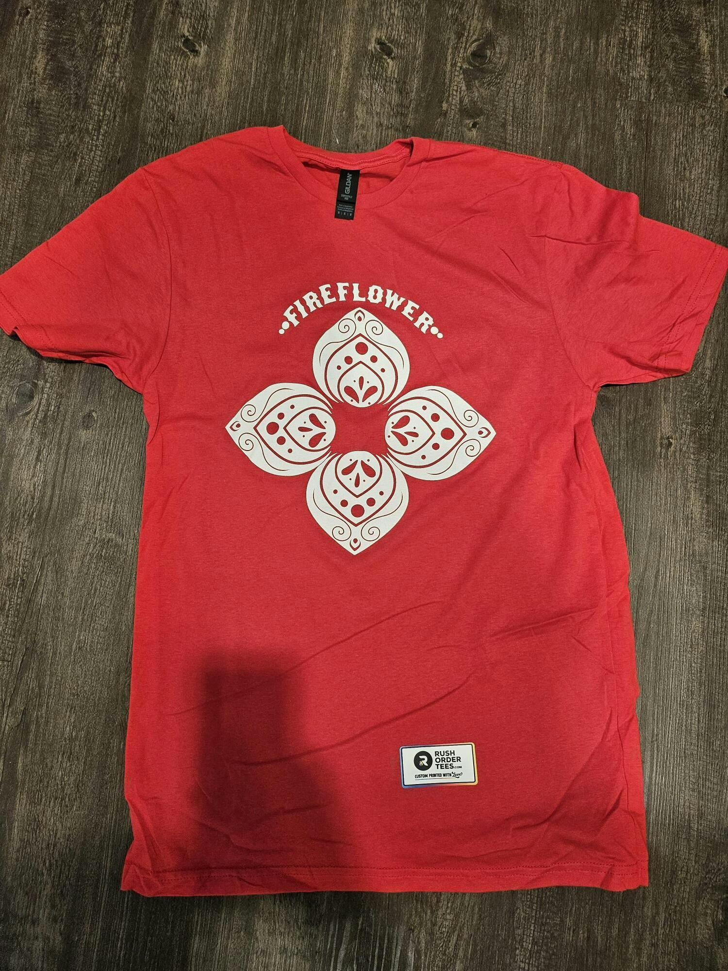 Photograph of product: Fireflower red tshirt
