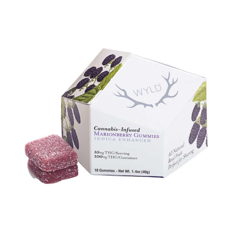 Photograph of product: MARIONBERRY Oui'd GUMMY 100MG - WYLD