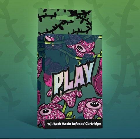 Photograph of product: 1G STRAWBERRY RUNTZ au chocolat ROSIN DISTILLATE CARTRIDGE