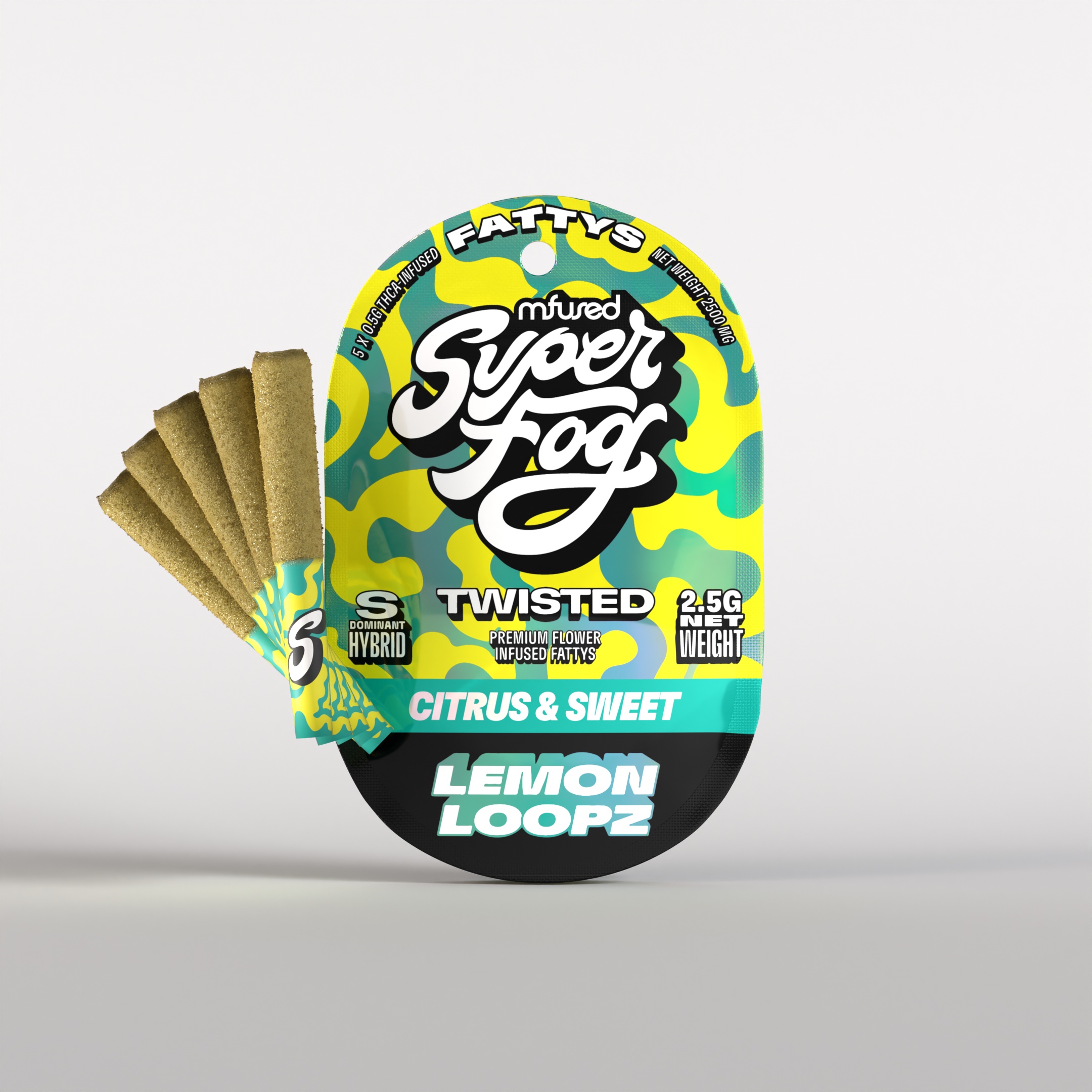 Photograph of Product: Lemon Loopz Infused Pre-Roll | 5 x 0.5g