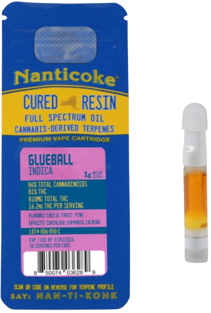 Photograph of product: Cured Resin Glueball - Cartridge (1.0g)