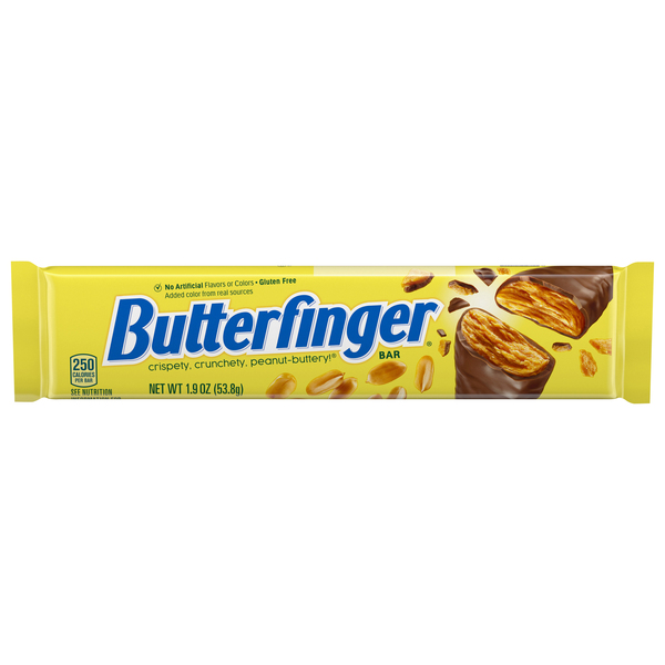Photograph of product: Candy Bar - Butterfinger - Snack - UN-INFUSED
