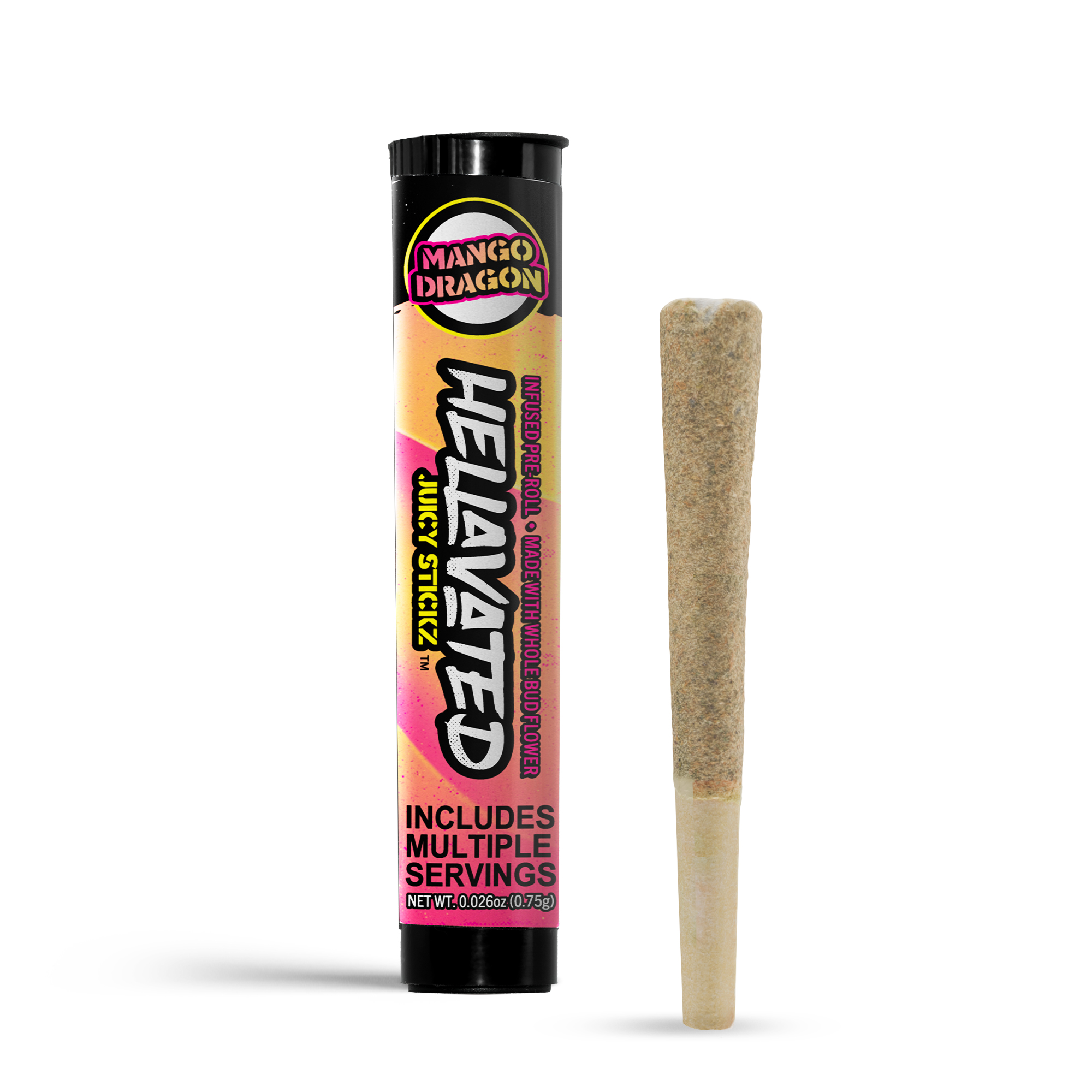 Photograph of product: Mango Dragon | Infused Pre-Roll | 0.75g