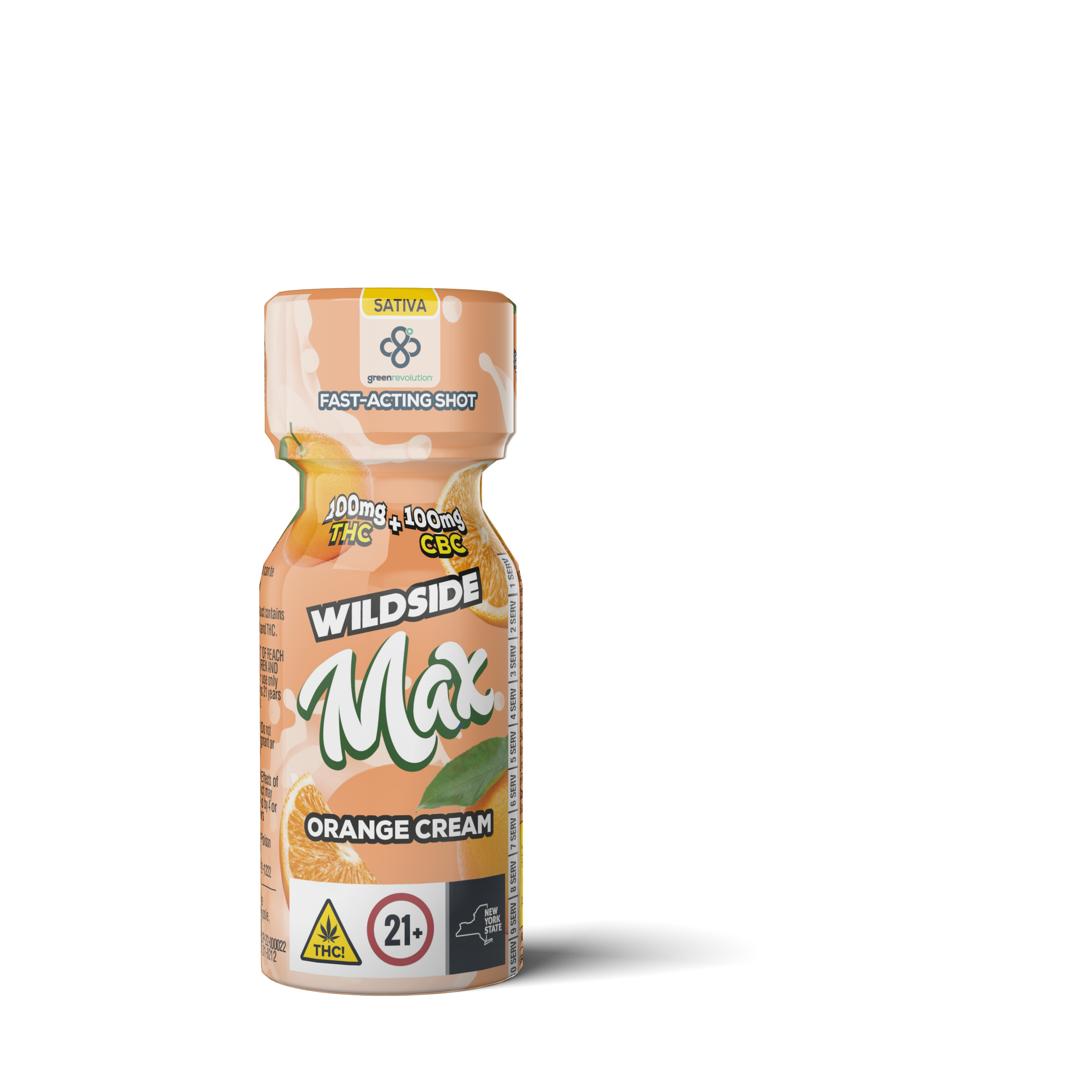 Photograph of Product: Nano Shot Max - Orange Cream (1:1 THC:CBC)