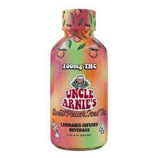 Photograph of product: Uncle Arnie's Sweet Peach Iced Tea 100mg 237mL