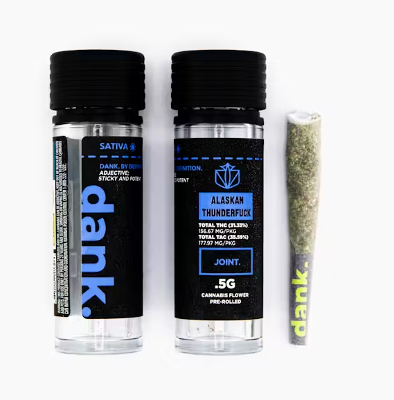 Photograph of Product: Alaskan Thunderfuck Pre roll | Sativa | Dank