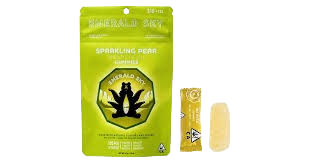 Photograph of product: Emerald Sky | Sparkling Pear Gummy | 100mg