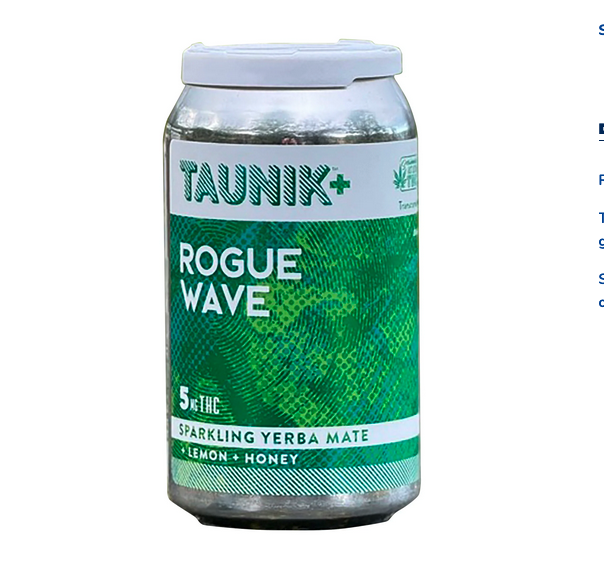 Photograph of product: Rogue Wave: Sparkling Yerba Mate