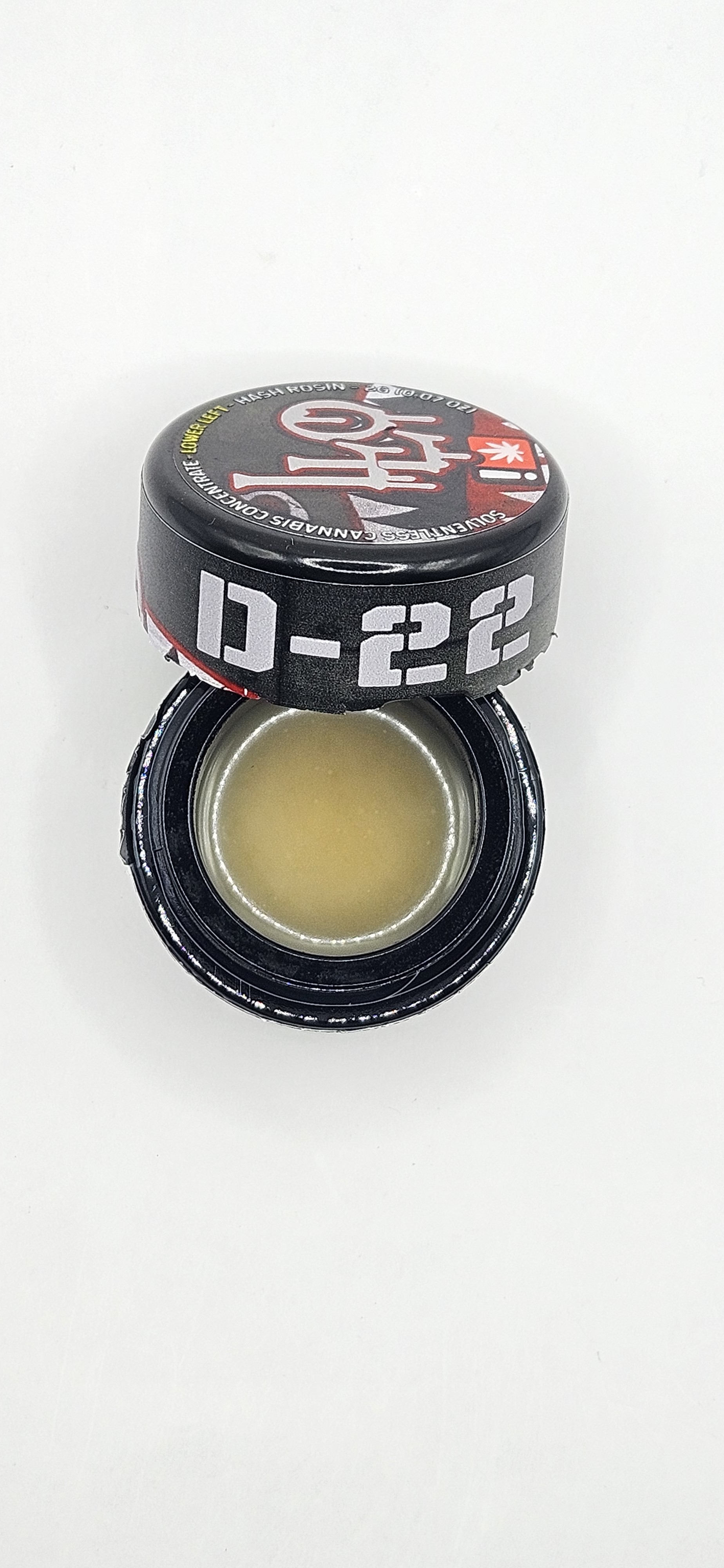 Photograph of product: Lower Left Organics - D-22 Rosin