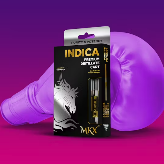 Photograph of product: MKX Distillate Vape Cartridge - Purple Punch