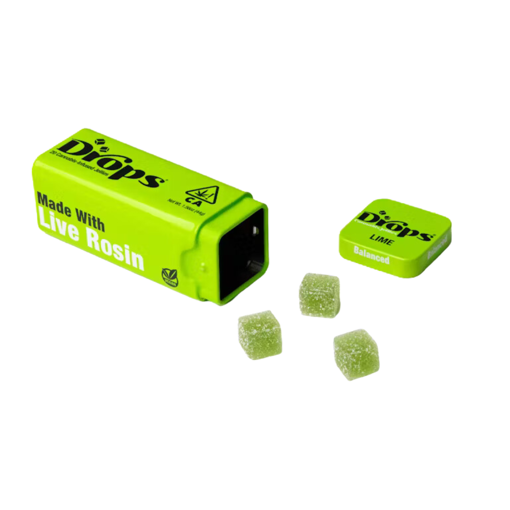 Photograph of product: LIME LIVE ROSIN GUMMIES 20-PACK (BALANCED)