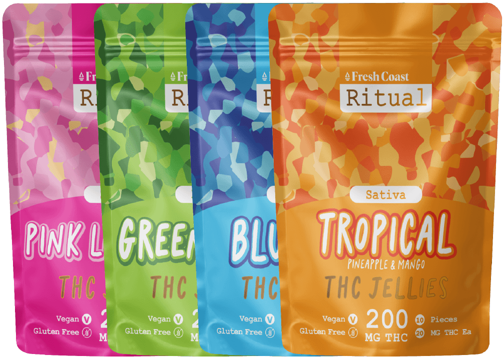 Photograph of product: Wild Berry Gummies 200mg (10pk)