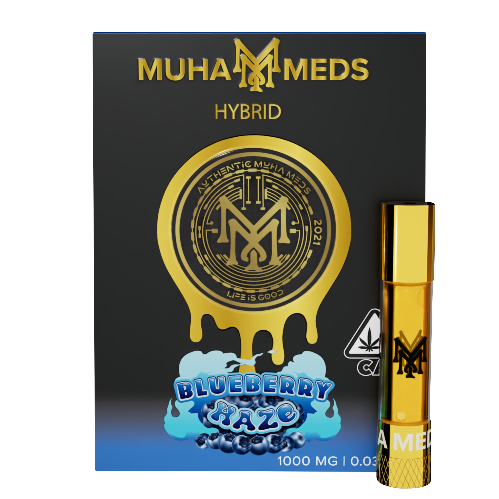 Photograph of product: MUHA MEDS | BLUEBERRY HAZE - CART HYBRID