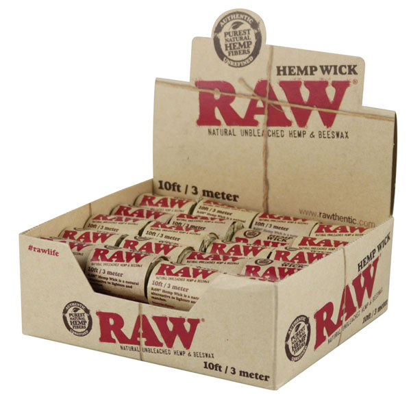 Photograph of product: Natural Hemp Wick Roll | 10ft