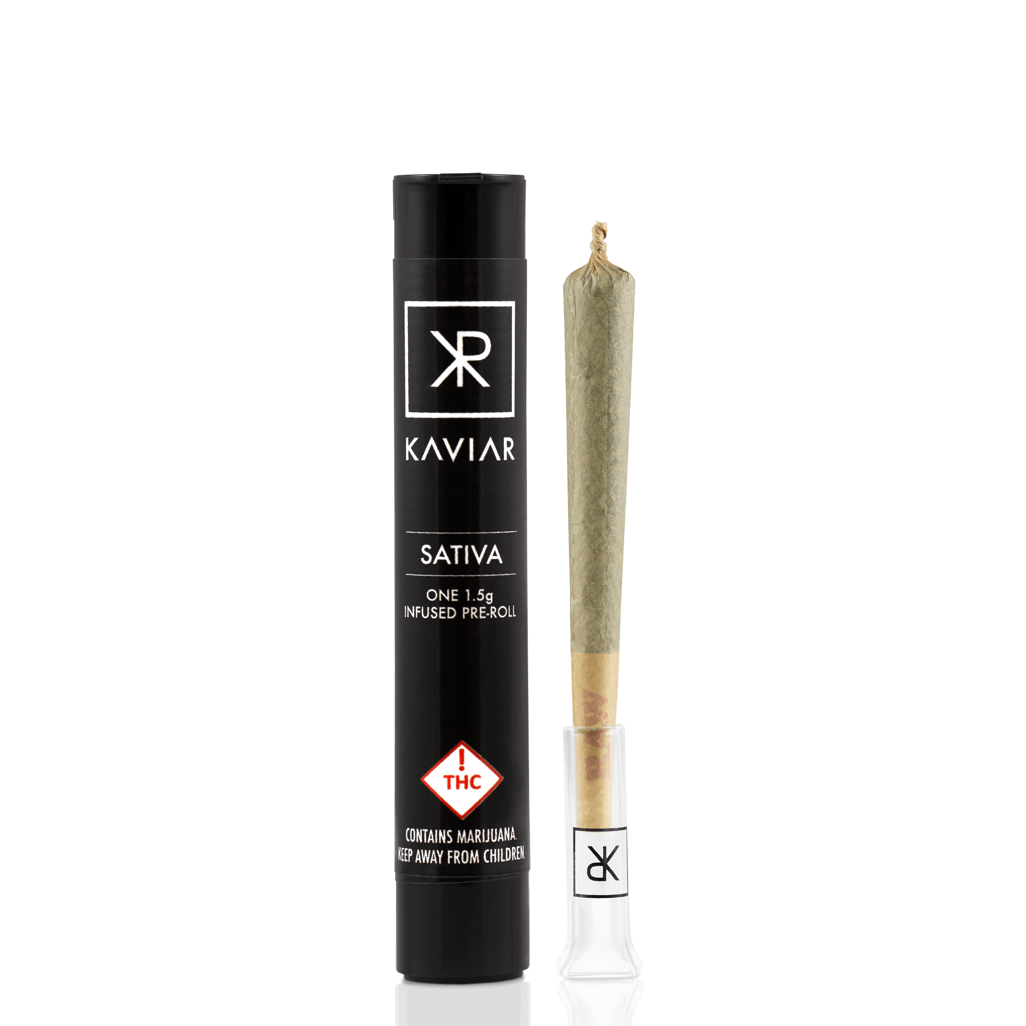 Photograph of product: CURIO - KAVIAR INFUSED Oui'd PRE-ROLL 1.5 GRAMS