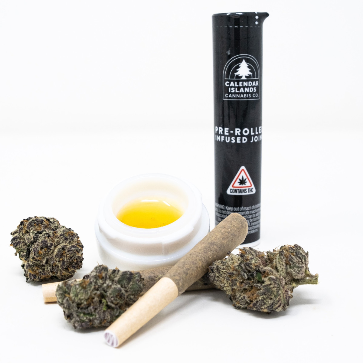 Photograph of product: Calendar Islands - Planet Sherb Squared - 0.5g Infused Pre Roll