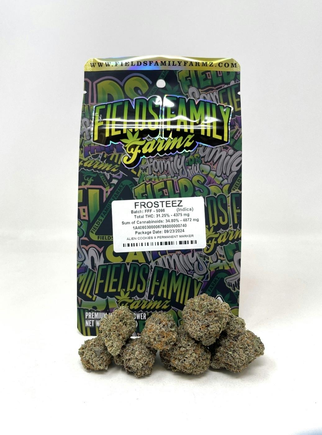 Photograph of product: Fields Family Farmz 14g Frosteez