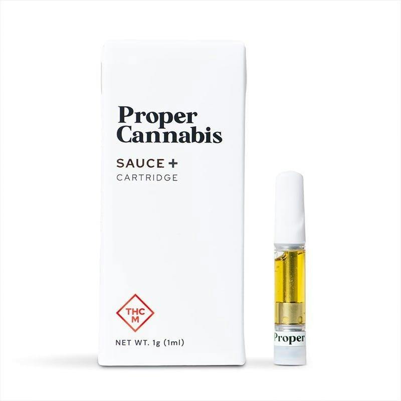 Photograph of product: Proper | Sauce+ Vape | Triangle Kush 1g