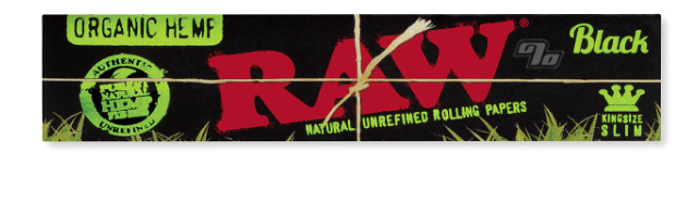 Photograph of product: Raw: Classic King Size Slim Hemp Papers
