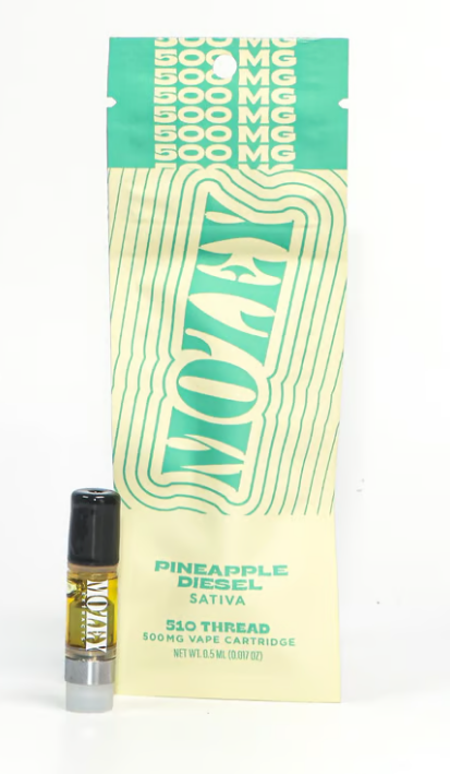 Photograph of product: Mozey Pineapple Diesel (S) Cartridge 0.5g