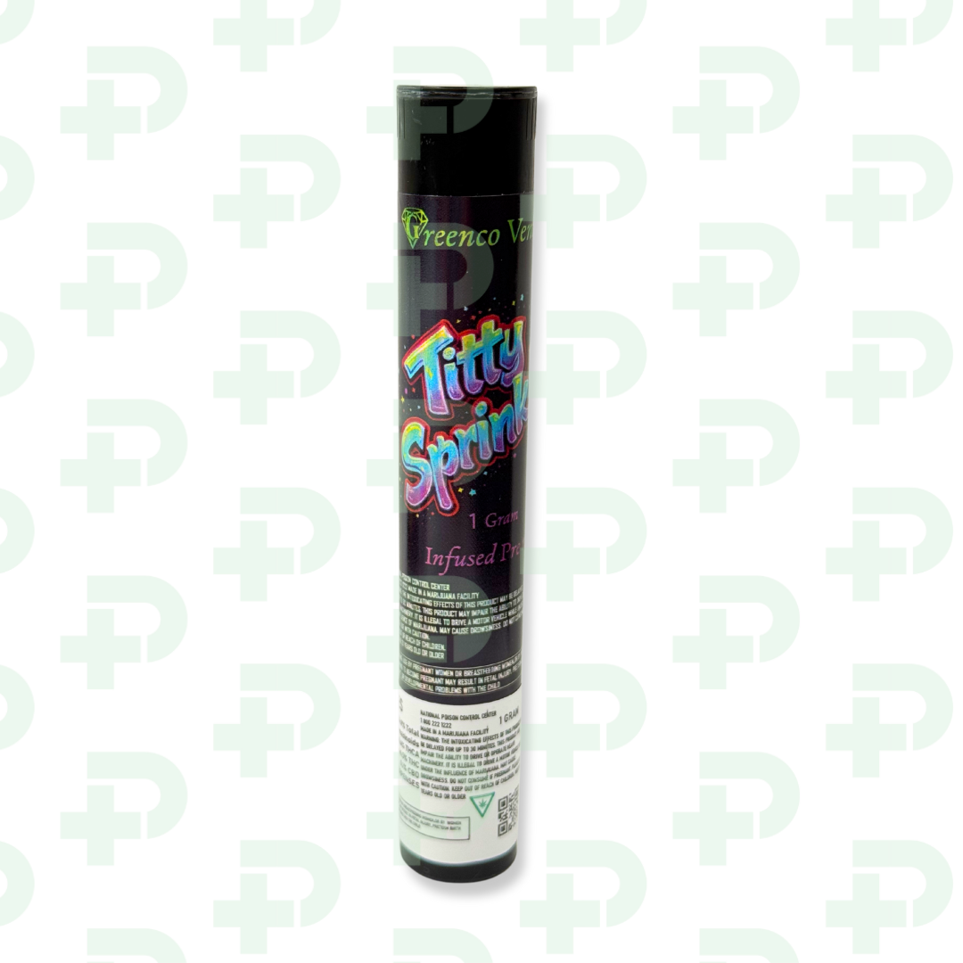 Photograph of Product: GreenCo Infused Preroll - Titty Sprinkles
