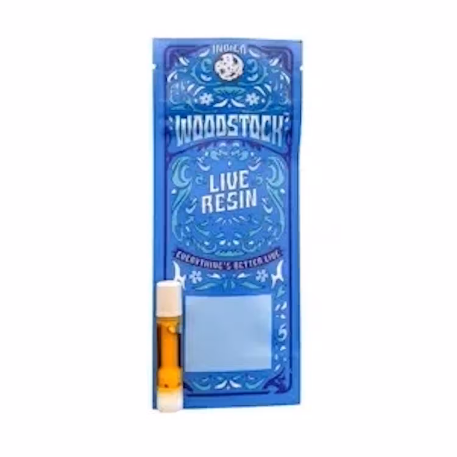Photograph of product: Woodstock | Grape Cake | Live Resin Vape Cartridge | 1g