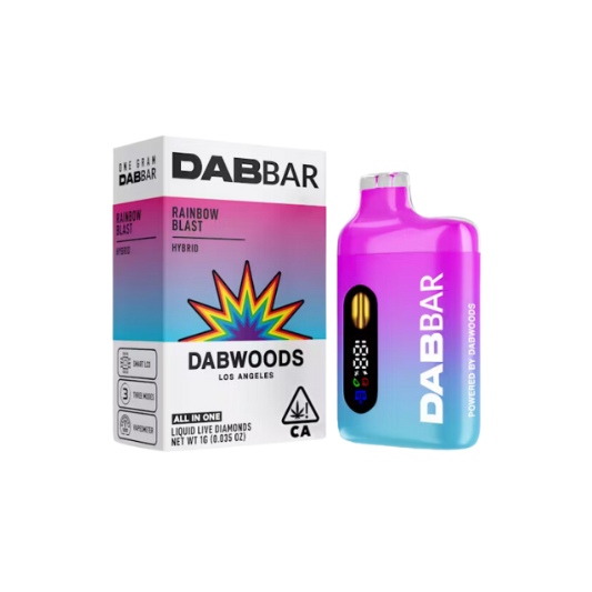 Photograph of product: RAINBOW BLAST 1G LIQUID LIVE DIAMONDS ALL-IN-ONE DAB BAR