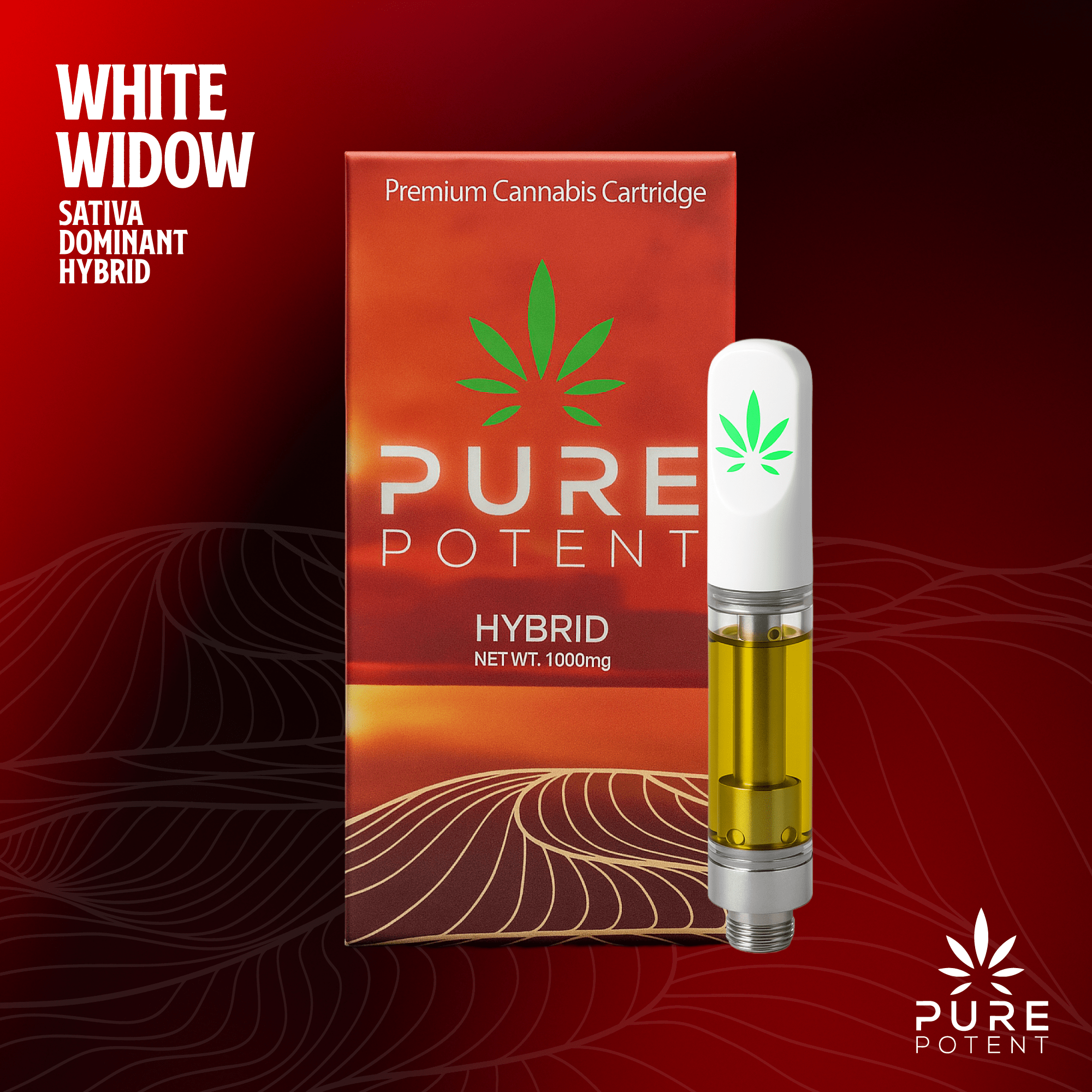 Photograph of product: Pure Potent White Widow Cart
