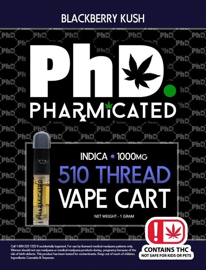 Photograph of product: Blackberry Kush Cartridge | 1g