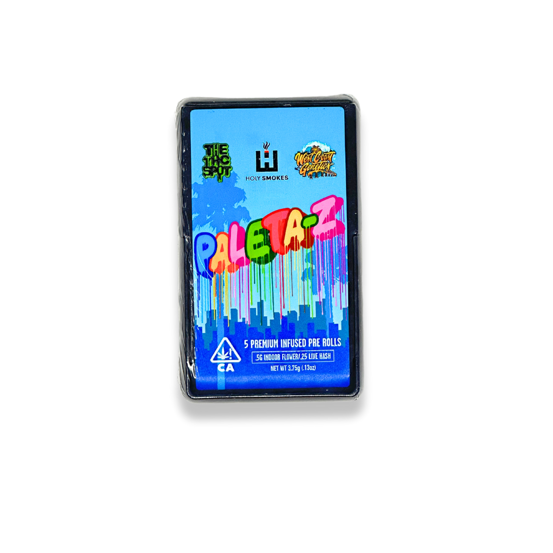 Photograph of product: Holy Water - DEO - Paletaz - Infused Preroll Pack - 5pk - 3.75g