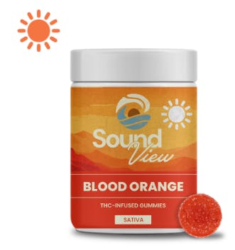 Photograph of product: SoundView Blood Orange Gummies (S) - 00104