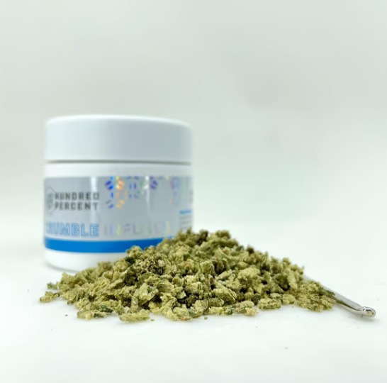 Photograph of product: Ajordanz x Strawnana 3.08g -Crumble Infused Flower