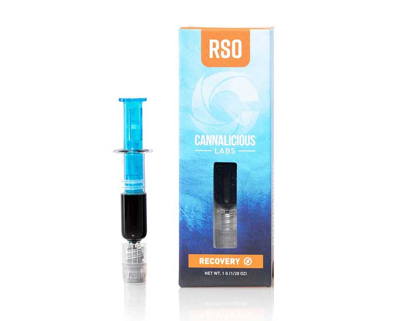 Photograph of product: Cannalicious - RSO Dart 1g - Recovery