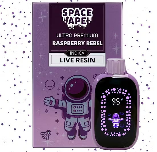 Photograph of product: Space Ape - Raspberry Rebel Disposable