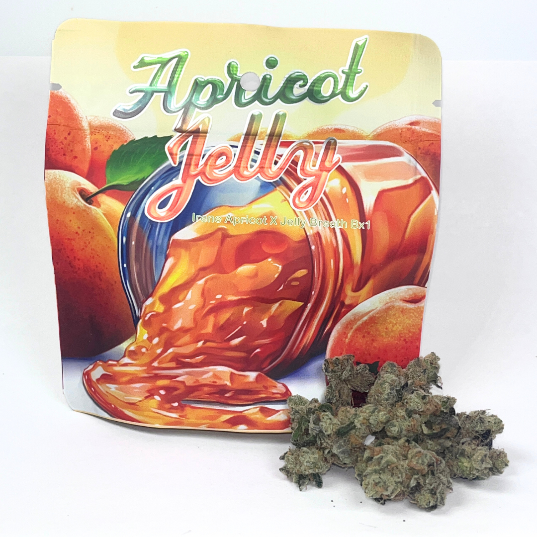 Photograph of product: Apricot Jelly 3.5g Prepackaged