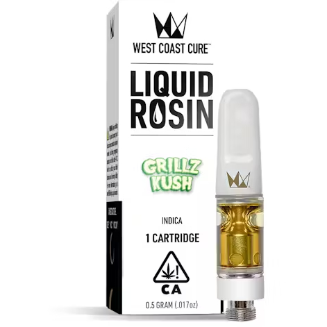 Photograph of product: Grillz Kush Live Rosin Cartridge [I]